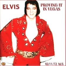 The King Elvis Presley, CDR PA, February 11, 1972, Las Vegas, Nevada