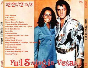 The King Elvis Presley, CDR PA, February 23, 1972, Las Vegas, Nevada