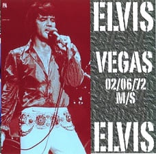 The King Elvis Presley, CDR PA, February 6, 1972, Las Vegas, Nevada
