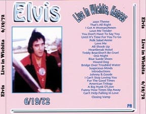 The King Elvis Presley, CDR PA, June 19, 1972, Wichita, Kansas