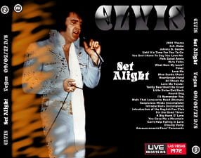 The King Elvis Presley, CDR PA, September 4, 1972, Las Vegas, Nevada