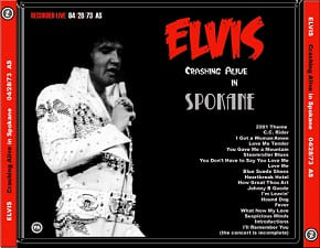 The King Elvis Presley, CDR PA, April 28, 1973, Spokane, Washington