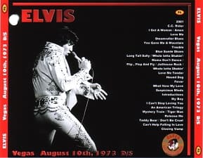 The King Elvis Presley, CDR PA, August 10, 1973, Las Vegas, Nevada