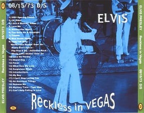 The King Elvis Presley, CDR PA, August 15, 1973, Las Vegas, Nevada