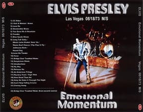The King Elvis Presley, CDR PA, August 18, 1973, Las Vegas, Nevada