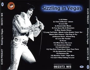 The King Elvis Presley, CDR PA, August 23, 1973, Las Vegas, Nevada