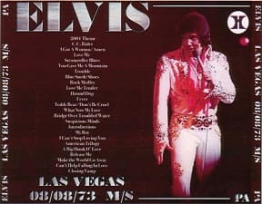 The King Elvis Presley, CDR PA, August 8, 1973, Las Vegas, Nevada