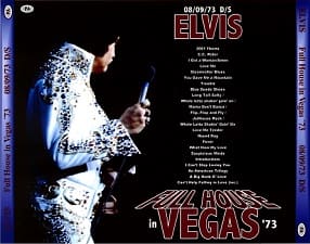 The King Elvis Presley, CDR PA, August 9, 1973, Las Vegas, Nevada