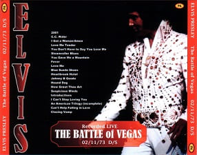 The King Elvis Presley, CDR PA, February 11, 1973, Las Vegas, Nevada