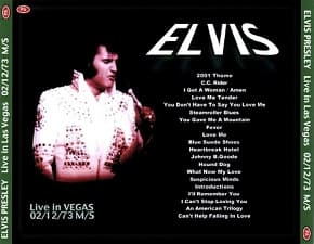 The King Elvis Presley, CDR PA, February 12, 1973, Las Vegas, Nevada