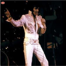 The King Elvis Presley, CDR PA, February 14, 1973, Las Vegas, Nevada