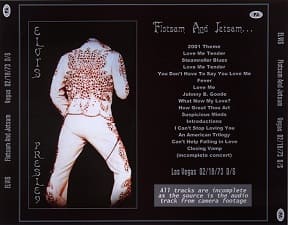 The King Elvis Presley, CDR PA, February 18, 1973, Las Vegas, Nevada