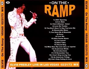 The King Elvis Presley, CDR PA, February 21, 1973, Las Vegas, Nevada