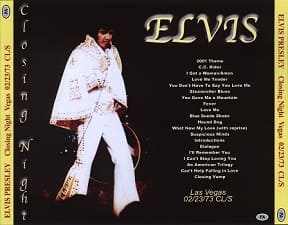 The King Elvis Presley, CDR PA, February 23, 1973, Las Vegas, Nevada