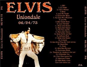 The King Elvis Presley, CDR PA, June 24, 1973, Uniondale, New York