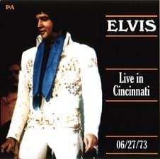 The King Elvis Presley, CDR PA, June 27, 1973, Cincinnati, Ohio