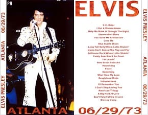 The King Elvis Presley, CDR PA, June 29, 1973, Atlanta, Georgia