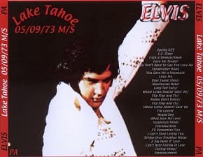 The King Elvis Presley, CDR PA, May 9, 1973, Lake Tahoe, Nevada