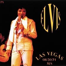 The King Elvis Presley, CDR PA, August 20, 1974, Las Vegas, Nevada, Las Vegas