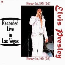 The King Elvis Presley, CDR PA, February 1, 1974, Las Vegas, Nevada, Recorded Live In Las Vegas