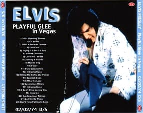The King Elvis Presley, CDR PA, February 2, 1974, Las Vegas, Nevada, Playful Glee In Vegas