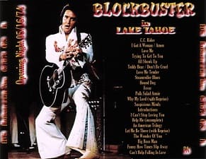 The King Elvis Presley, CDR PA, May 16, 1974, Lake Tahoe, Nevada, Blockbuster In Lake Tahoe