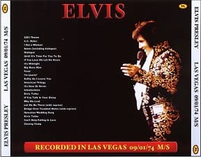 The King Elvis Presley, CDR PA, September 1, 1974, Las Vegas, Nevada, Las Vegas