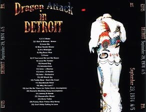 The King Elvis Presley, CDR PA, September 29, 1974, Detroit, Michigan, Dragon Attack In Detroit