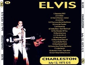 The King Elvis Presley, CDR PA, July 12, 1975, Charleston, West Virginia, Charleston