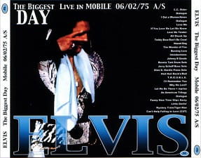The King Elvis Presley, CDR PA, June 2, 1975, Mobile, Alabama, The Biggist Day