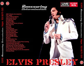 The King Elvis Presley, CDR PA, March 18, 1975, Las Vegas, Nevada, Reassuring Determination