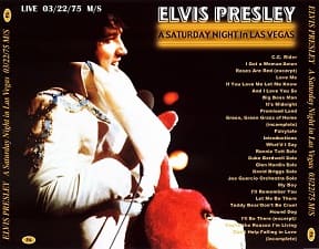 The King Elvis Presley, CDR PA, March 22, 1975, Las Vegas, Nevada, A Saturday Night In las Vegas