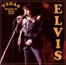 The King Elvis Presley, CDR PA, March 26, 1975, Las Vegas, Nevada, Las Vegas