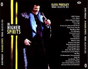 The King Elvis Presley, CDR PA, March 27, 1975, Las Vegas, Nevada, In Higher Spirits