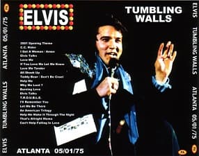 The King Elvis Presley, CDR PA, May 1, 1975, Atlanta, Georgia, Tumbling Walls