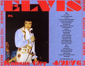 The King Elvis Presley, CDR PA, April 21, 1976, Kansas City, Missouri, Kansas City