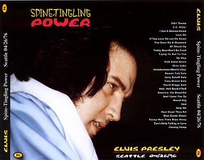 The King Elvis Presley, CDR PA, April 26, 1976, Seattle, Washington, Spine-Tingling Power
