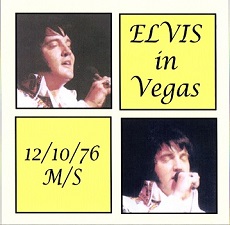 The King Elvis Presley, CDR PA, December 10, 1976, Las Vegas, Nevada, Elvis In Vegas