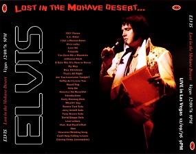 The King Elvis Presley, CDR PA, December 9, 1976, Las Vegas, Nevada, Lost In The Mohave Desert ...