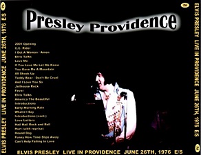 The King Elvis Presley, CDR PA, June 26, 1976, Providence, Rhode Island, Presley Providence