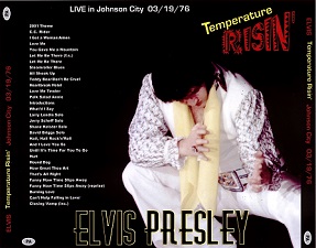 The King Elvis Presley, CDR PA, March 19, 1976, Johnson City, Tennessee, Temperature Risin'