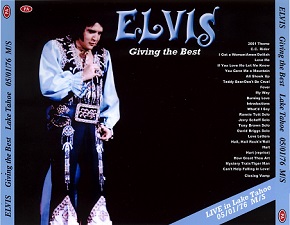 The King Elvis Presley, CDR PA, May 1, 1976, Lake Tahoe, Nevada, Giving The Best