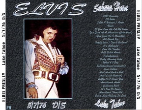 The King Elvis Presley, CDR PA, May 7, 1976, Lake Tahoe, Nevada, Lake Tahoe