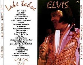 The King Elvis Presley, CDR PA,May 8, 1976, Lake Tahoe, Nevada, Lake Tahoe