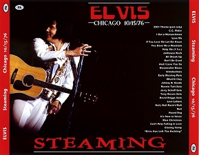 The King Elvis Presley, CDR PA, October 15, 1976, Chicago, Illinois, Steaming