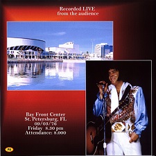 The King Elvis Presley, CDR PA, September 3, 1976, St. Petersburg, Florida, Granted Audience In St. Petersburg