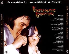 The King Elvis Presley, CDR PA, April 22, 1977, Detroit, Michigan, Instamatic Ignition