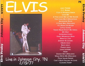 The King Elvis Presley, CDR PA, February 19, 1977, Johnson City, Tennessee, Johnson City