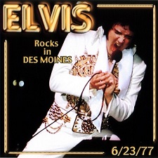 The King Elvis Presley, CDR pa, June 23, 1977, Des Moines, Iowa, Elvis Rocks In Des Moines