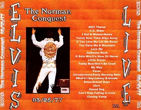 The King Elvis Presley, CDR PA, March 25, 1977, Norman, Oklahoma, The Norman Conquest